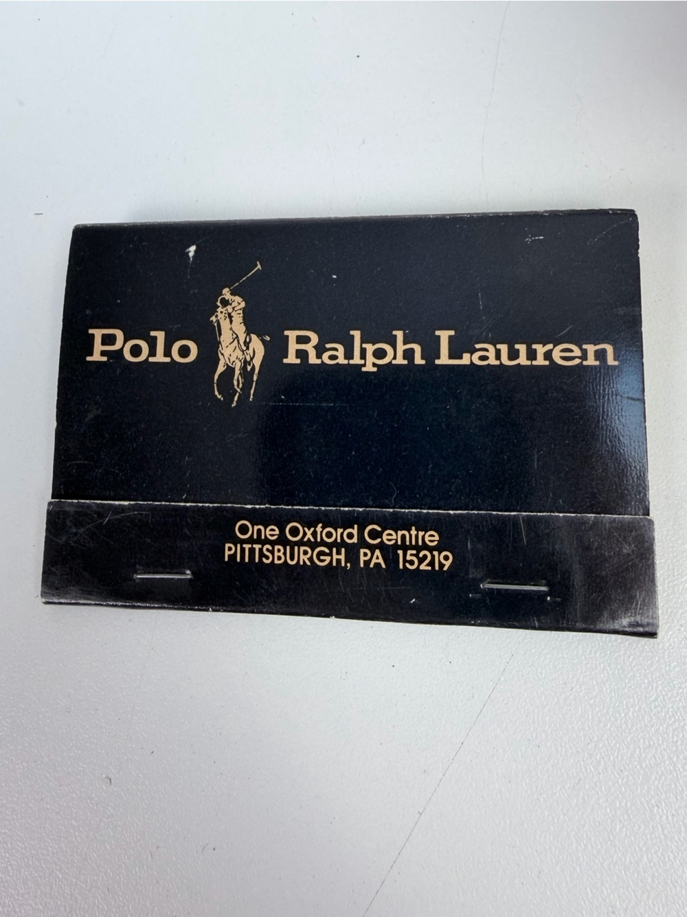 Vintage Polo Ralph Lauren Store Matchbook Pittsburgh Location Rare